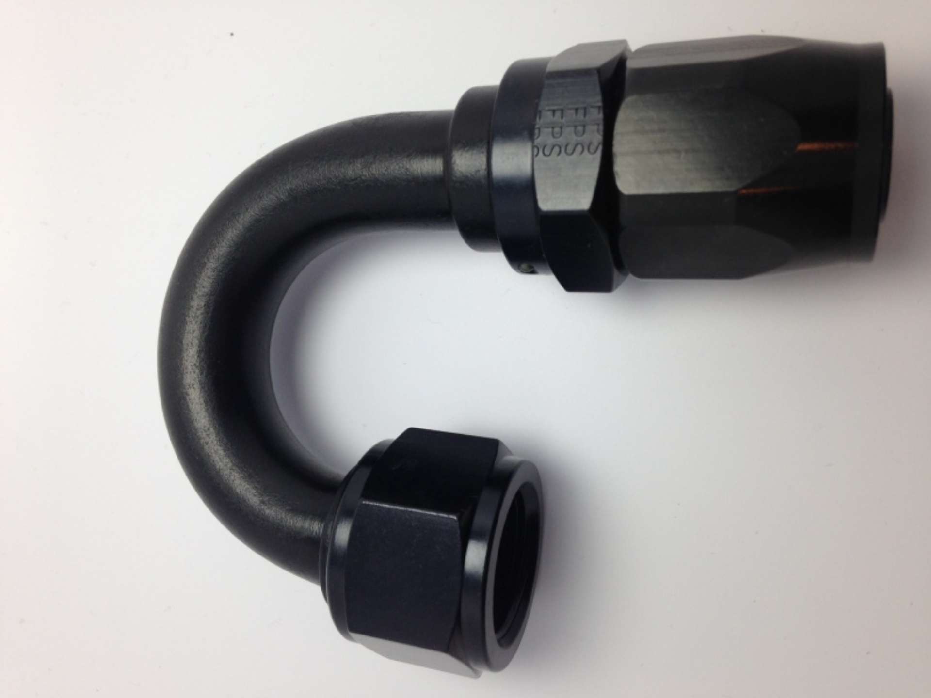 Picture of Fragola -12AN x 180 Degree Pro-Flow Hose End - Black