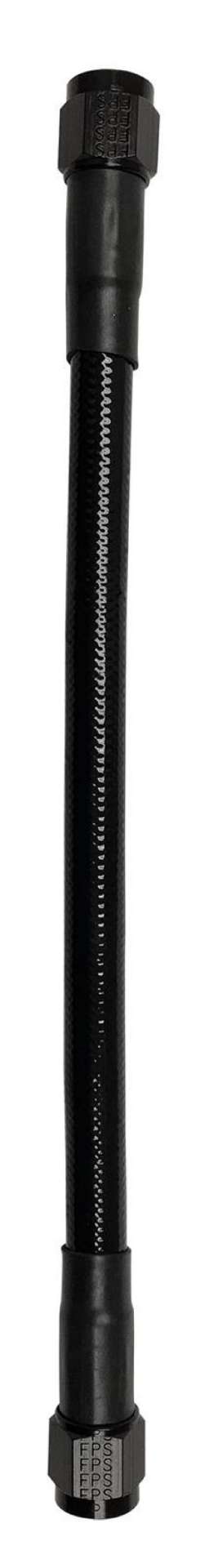 Picture of Fragola -6AN Ext Black PTFE Hose Assembly Straight x Straight 12in