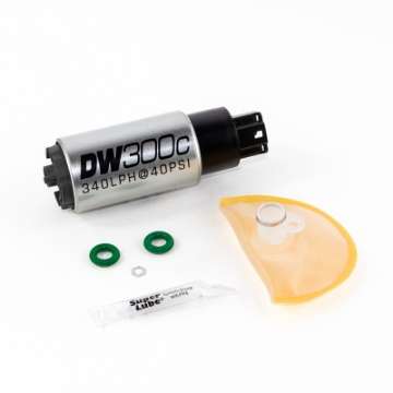 Picture of DeatschWerks 340lph DW300C Compact Fuel Pump w- 06-11 Civic Set Up Kit w-o Mounting Clips