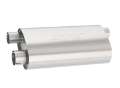 Picture of Borla Universal Pro-XS Muffler Oval 3in Inlet- 2-5in Dual Outlet Transverse Flow Notched Muffler