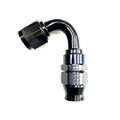 Picture of Fragola -6AN Real Street x 120 Degree Hose End Black For PTFE Hose