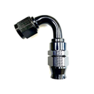 Picture of Fragola -8AN Real Street x 120 Degree Hose End Black For PTFE Hose