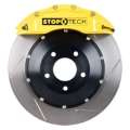 Picture of StopTech 06-09 Chevy Corvette Front BBK w- Yellow ST-60 Calipers Slotted 355x32mm Rotors SS Lines