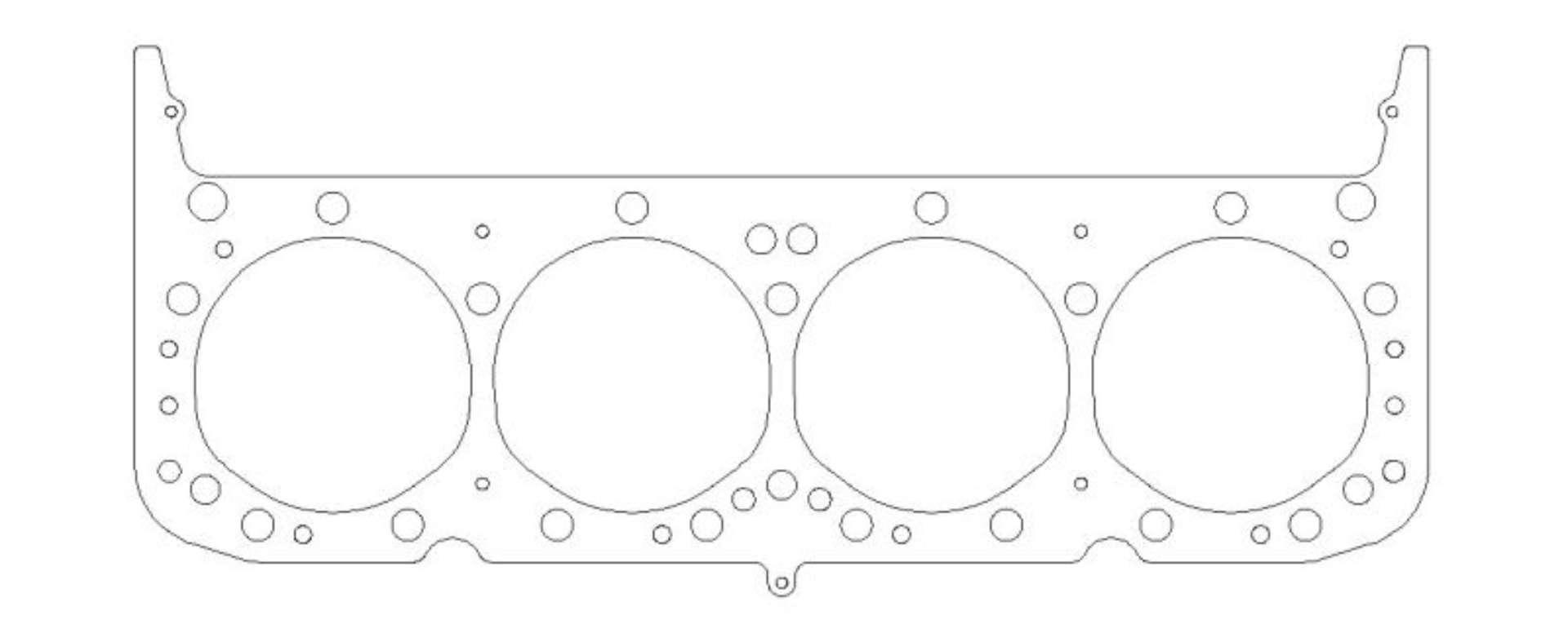 Picture of Cometic Chevy Small Block 4-06in Bore -040 inch MLS Headgasket w-All Steam Holes