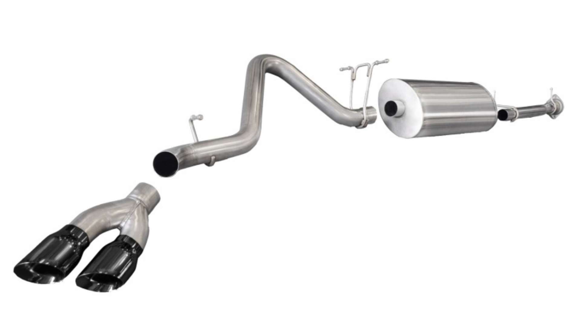 Picture of Corsa 11-12 Chevrolet Silverado Crew Cab-Std- Bed 2500 6-0L V8 Black Sport Cat-Back Exhaust