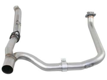 Picture of aFe Power Twisted Steel Loop Delete D-P & Y-Pipe SS 2in-2-5in 12-14 Jeep Wrangler JK V6 3-6L