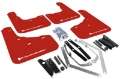 Picture of Rally Armor 13-19 Ford Fiesta ST Red UR Mud Flap w-White Logo