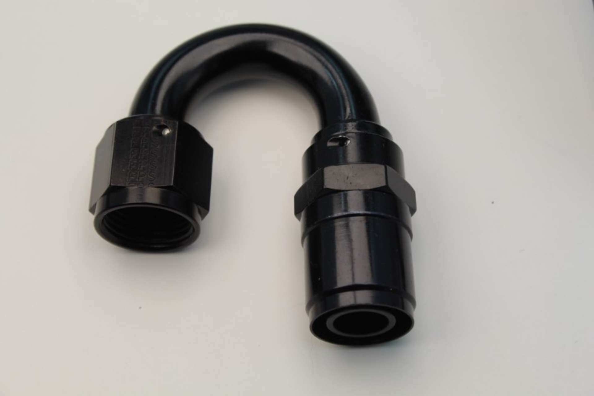 Picture of Fragola -10AN Male Rad- Fitting x 45 Degree Race-Rite Crimp-On Hose End