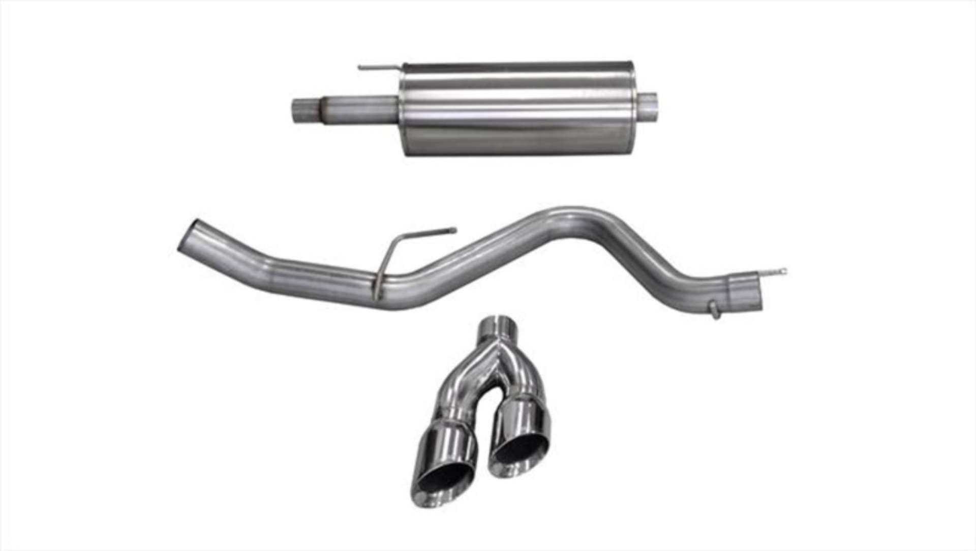 Picture of Corsa 15-20 Ford F-150 5-0L V8 Super Crew Cab Polished Sport Single Side Dual 4in Tips CB Exhaust