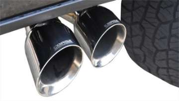 Picture of Corsa 15-20 Ford F-150 5-0L V8 Super Crew Cab Polished Sport Single Side Dual 4in Tips CB Exhaust