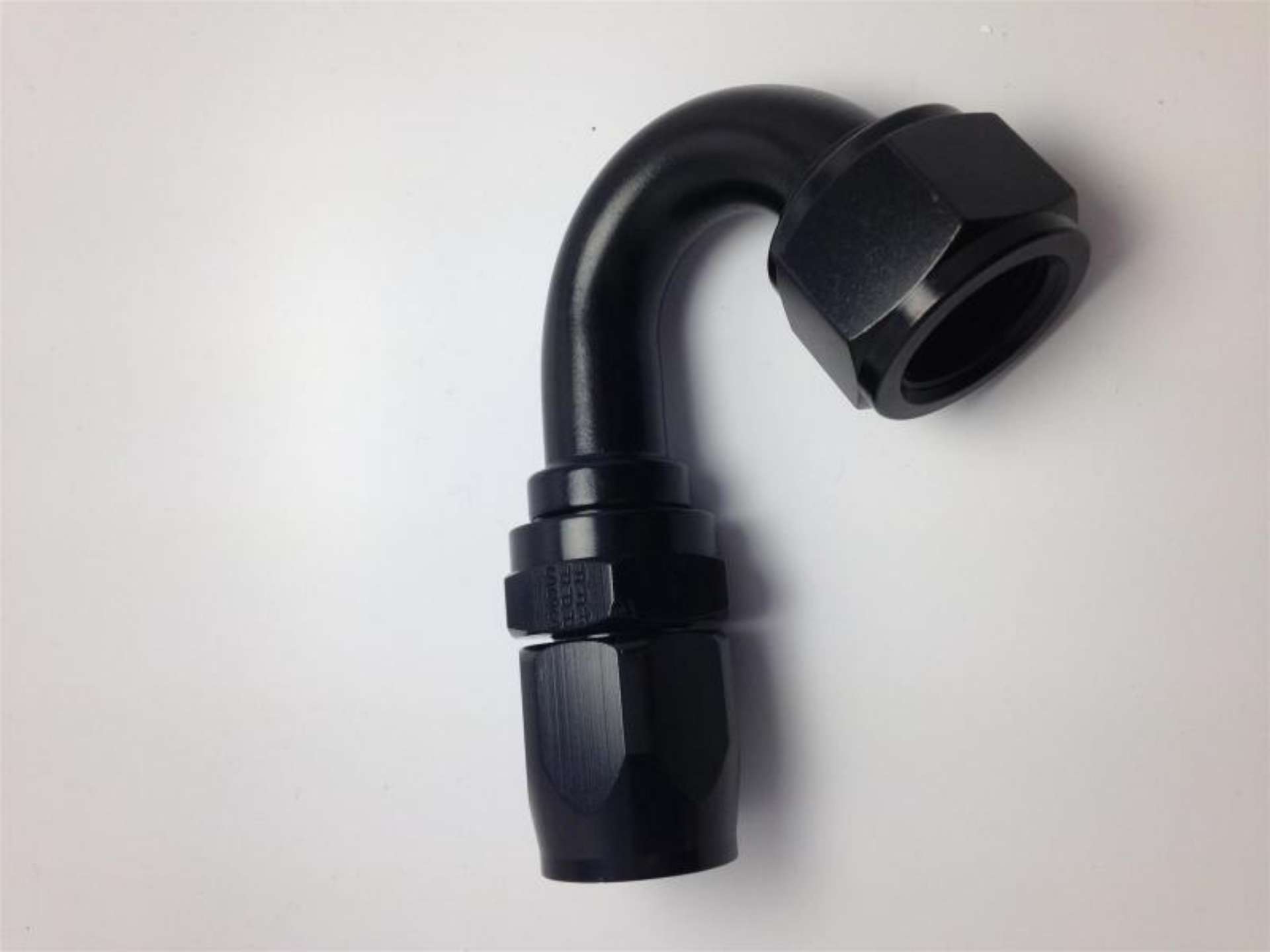 Picture of Fragola -8AN Fem x -6AN Hose 150 Degree Reducing Hose End - Black