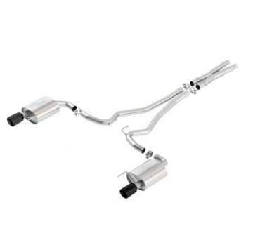 Picture of Ford Racing 2015 Mustang 5-0L Sport Cat-Back Exhaust System Black Chrome