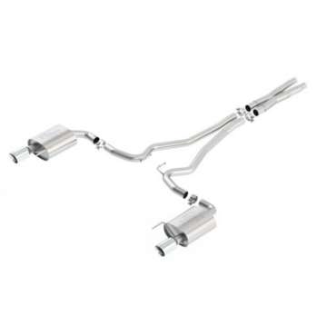 Picture of Ford Racing 2015 Mustang 5-0L Touring Cat-Back Exhaust System Chrome No Drop Ship