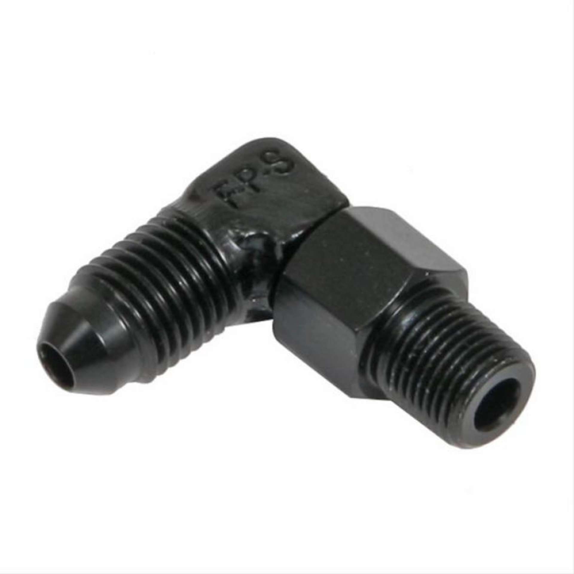 Picture of Fragola -6AN x 1-4 NPT 90 Degree Swivel - Black