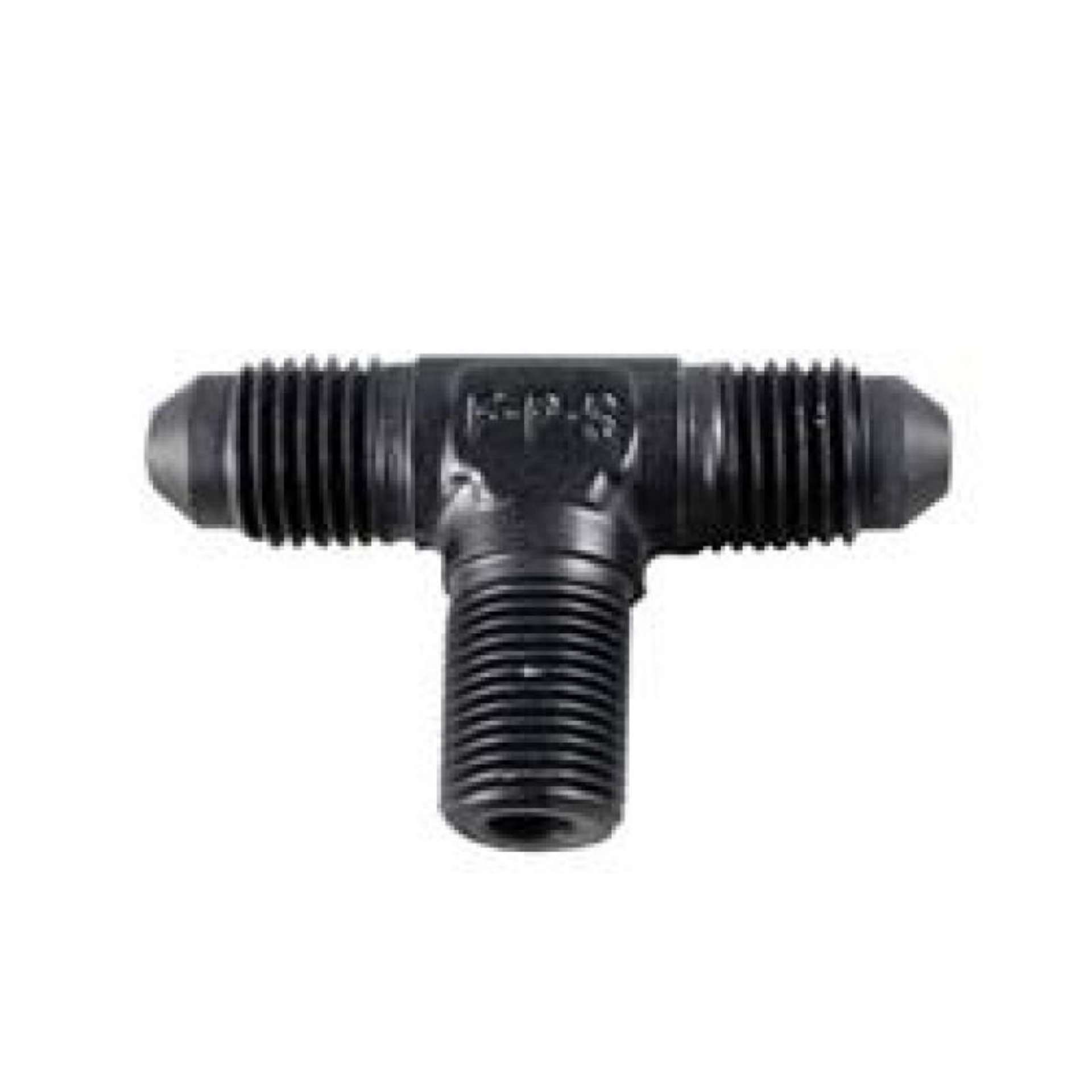 Picture of Fragola -6AN Tee 1-4 NPT On The Side - Black