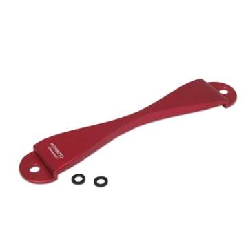 Picture of Mishimoto Subaru CNC Battery Tie-Down - Red