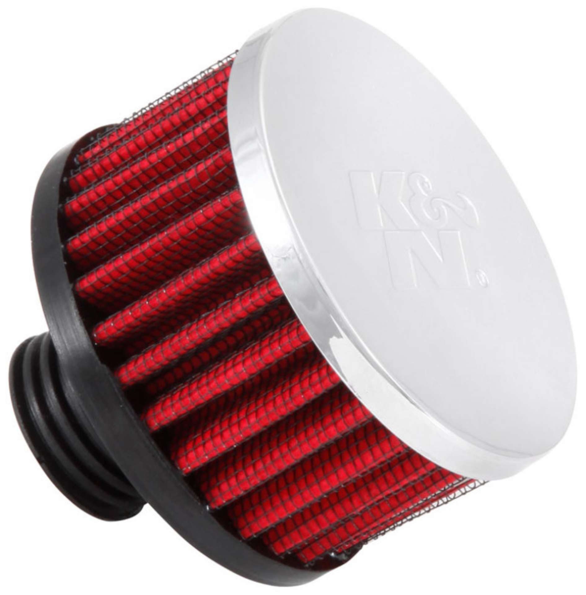 Picture of K&N -5in Flange ID x 3in OD x 3-25in H Rubber Base Crankcase Vent Filter