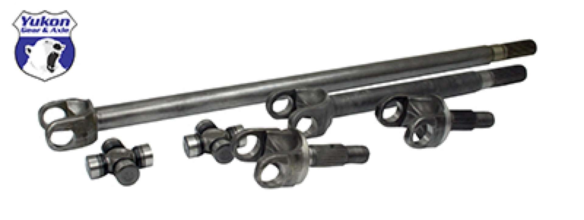 Picture of Yukon Gear Front 4340 Chrome-Moly Replacement Axle Kit For 74-79 Wagoneer Disc Brakes