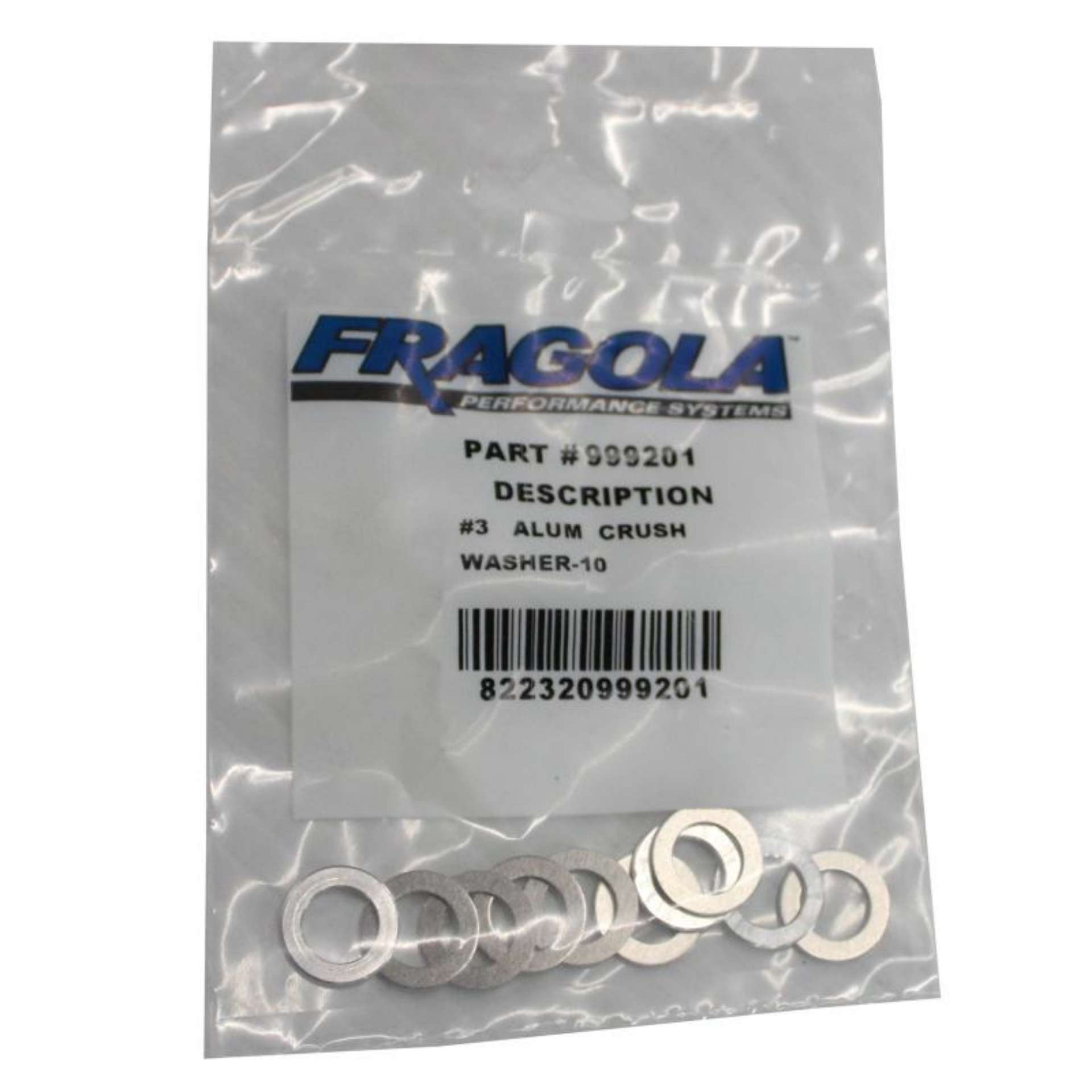 Picture of Fragola -3AN Alum- Crush Washer -AN-901 10 Pack