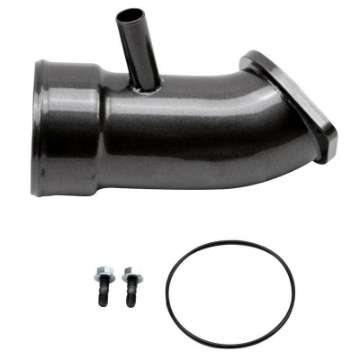 Picture of Wehrli 17-19 Chevrolet 6-6L L5P Duramax 3-5in Intake Horn w-PCV Port - Fine Texture Black