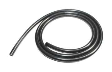 Picture of Torque Solution Silicone Vacuum Hose Black 5mm 3-16in ID Universal 2ft