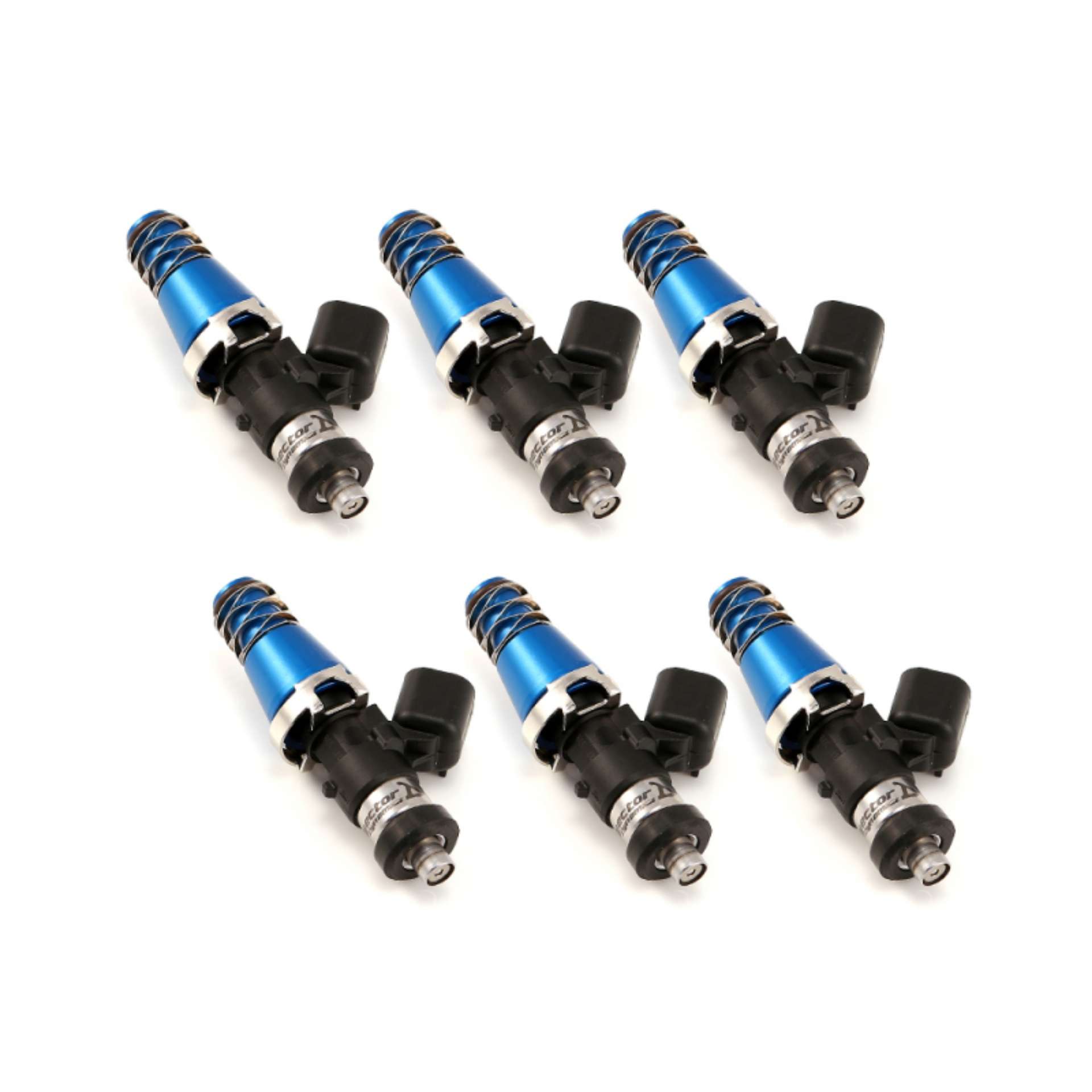 Picture of Injector Dynamics 1700cc Injectors - 60mm Length - 11mm Blue Top - Denso Lower Cushion Set of 6