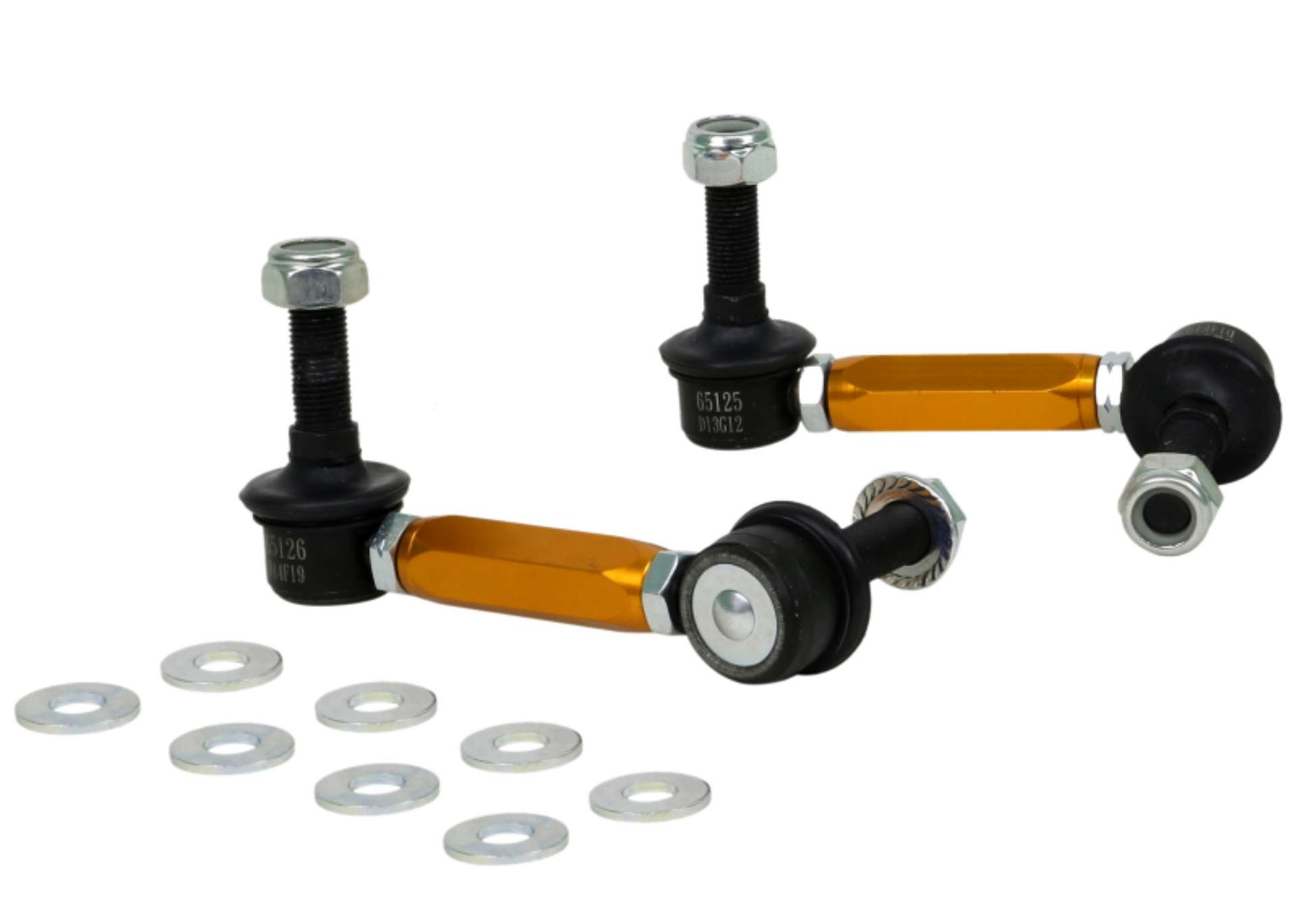 Picture of Whiteline Universal Sway Bar Link Assembly Heavy Duty Adjustable Steel Ball 115mm Size