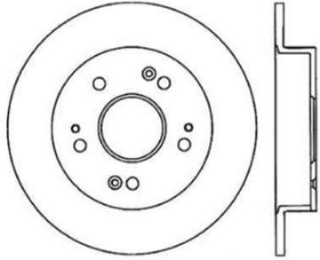 Picture of Stoptech Honda 99-01 Prelude - 06-13 Civic Si - 13-14 Acura ILX Rear Performance Cryo Rotor