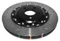 Picture of DBA 13-14 Ford Mustang GT500 w- Brembo Front Drilled-Slotted 5000 Series 2 Piece Rotor w- Black Hat