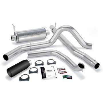 Picture of Banks Power 00-03 Ford 7-3L - Excursion Git-Kit - SS Single Exhaust w- Black Tip