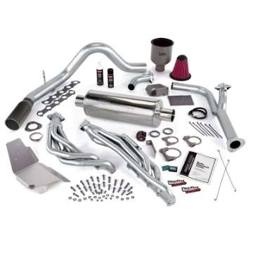 Picture of Banks Power 00-04 Ford 6-8L Excr No-Egr PowerPack System - SS Single Exhaust w- Black Tip