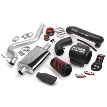 Picture of Banks Power 04-06 Jeep 4-0L Wrangler Stinger System - SS Single Exhaust w- Black Tip