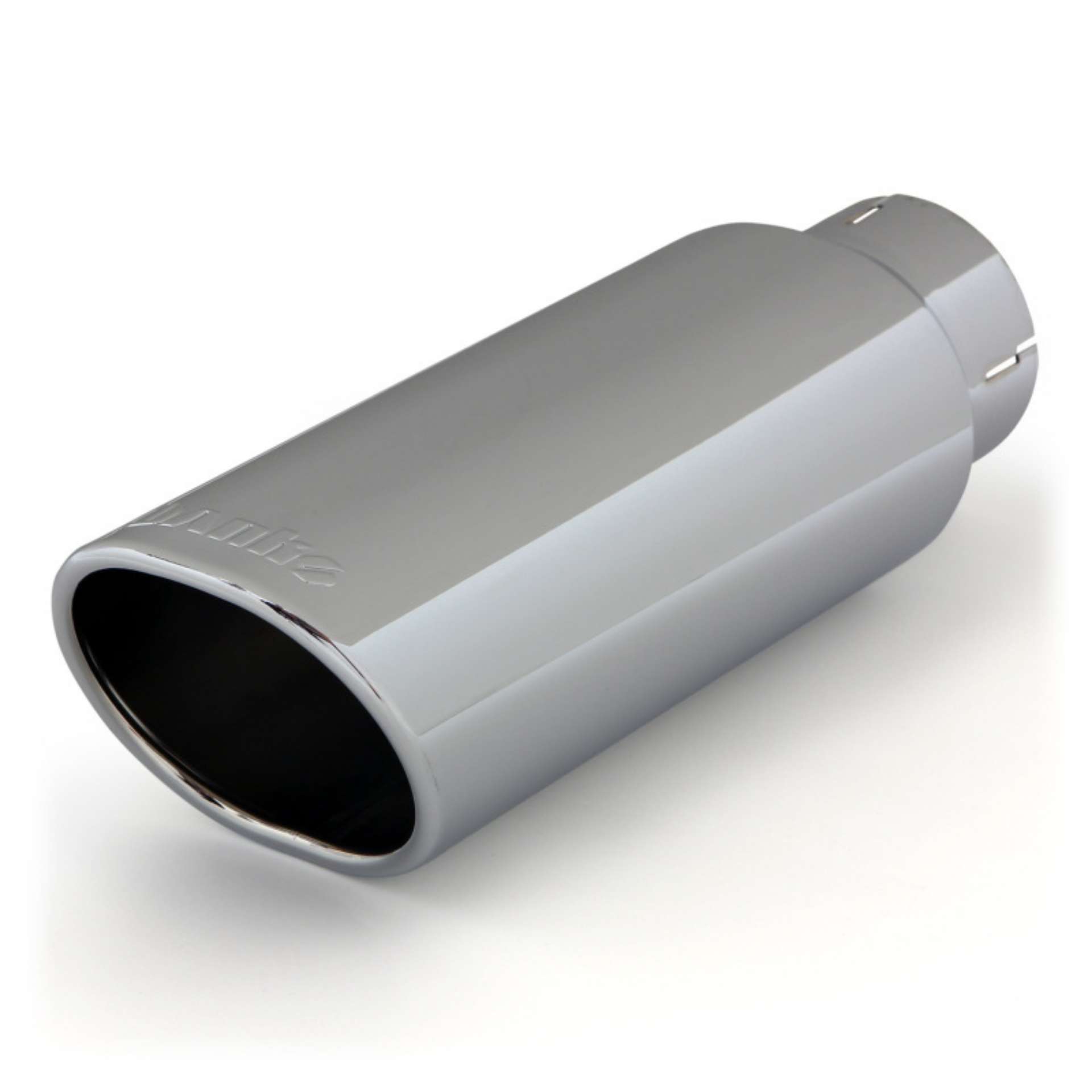 Picture of Banks Power Tailpipe Tip Kit - SS Obround Angle Cut - Chrome - 3in Tube - 3-75in X 4-5in X 11-5in