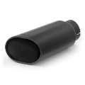 Picture of Banks Power Tailpipe Tip Kit - SS Obround Slash Cut - Black - 4in Tube - 5in X 6in X 14in