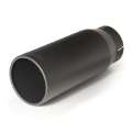 Picture of Banks Power Tailpipe Tip Kit - SS Round Straight Cut - Black - 4in Tube - 5in X 12-5in