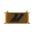 Picture of Mishimoto Universal 19 Row Oil Cooler - Gold