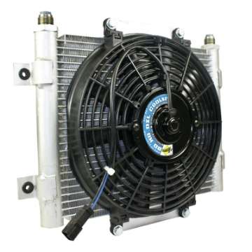Picture of BD Diesel Xtrude Trans Cooler w-Fan 5-5in