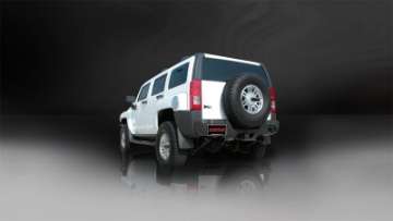 Picture of Corsa 2006-2008 Hummer H3 3in Cat-Back Dual Rear w Single 4in Black Pro-Series Tips