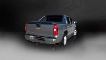 Picture of Corsa 2007-2009 Chevrolet Avalanche 6-0L V8 3in Cat-Back Single Side w Twin 4in Black Pro-SeriesTips