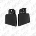 Picture of MBRP Universal Tip 4-75inx 3in Rectangle Angled Cut 3in O-D- inlet Driver Side 7-375in length Black