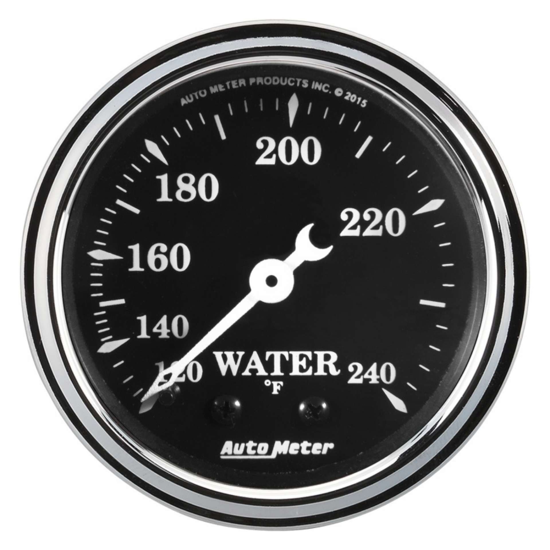 Picture of Auto Meter Gauge Water Temp 2 1-16in 120-240F Mech Old Tyme Black