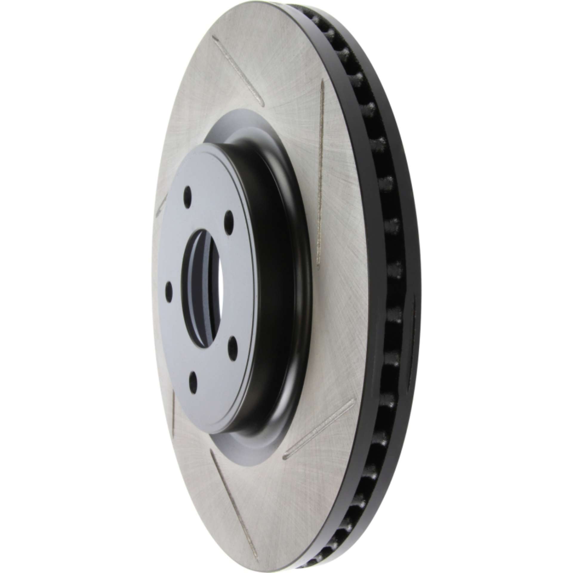 Picture of StopTech 13-15 Nissan Pathfinder Slotted Front Left Rotor