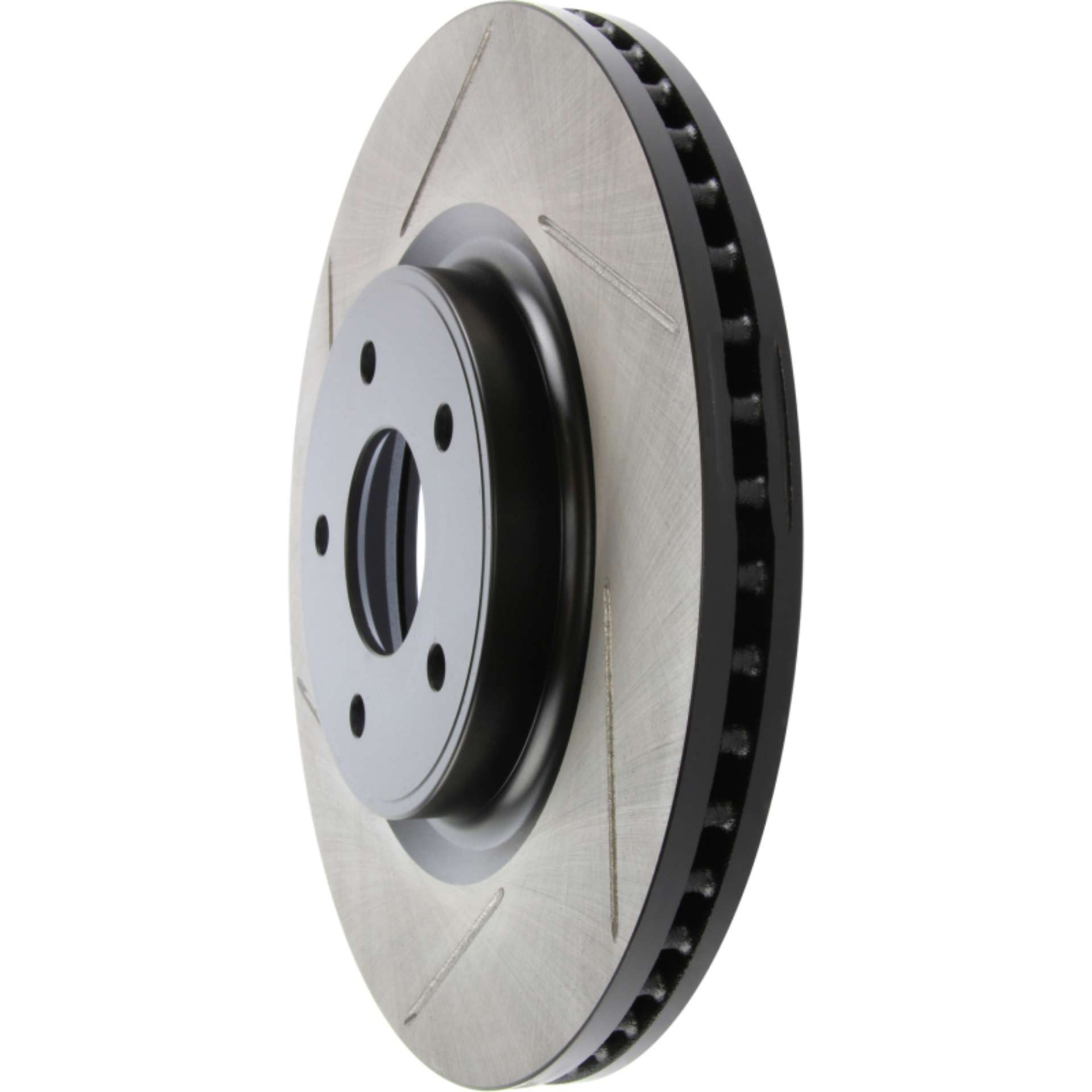 Picture of StopTech 13-15 Nissan Pathfinder Slotted Front Right Rotor