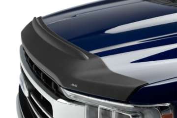 Picture of AVS 2021 Ford F-150 Excl- Tremor-Raptor Aeroskin II Textured Low Profile Hood Shield - Black