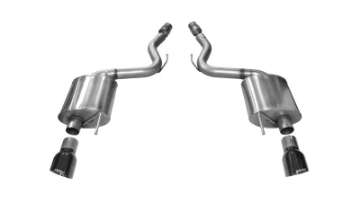 Picture of Corsa 2015-2017 Ford Mustang GT 5-0 3in Axle Back Exhaust Black Dual Tips Touring