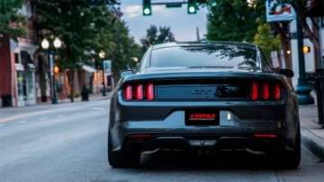 Picture of Corsa 2015-2017 Ford Mustang GT 5-0 3in Cat Back Exhaust Black Dual Tips Sport