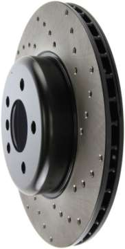 Picture of StopTech 11-13 BMW 550i Rear Left Drilled Sport Brake Rotor