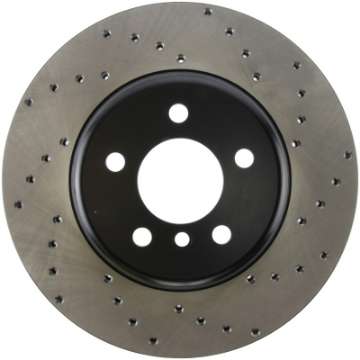 Picture of StopTech 11-13 BMW 550i Rear Left Drilled Sport Brake Rotor