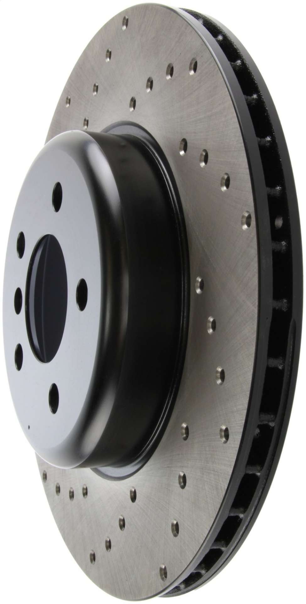 Picture of StopTech 11-13 BMW 550i Rear Right Drilled Sport Brake Rotor