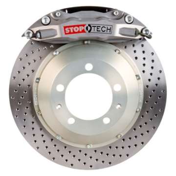 Picture of StopTech Nissan 90-96 300ZX Front Big Brake Kit Trophy ST-40 Calipers Drilled 355x32mm Rotors